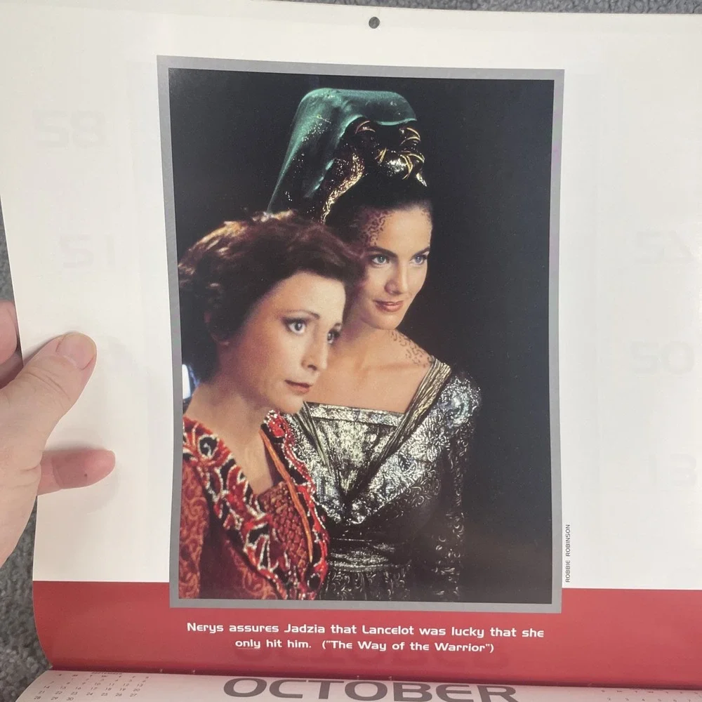 Star Trek : Deep Space Nine 1997 Calendar (Works For 2025) Open/unused